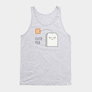 Funny Kawaii Tea Pun Tank Top